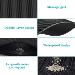 Double-Layer Waterproof Cat Litter Mat