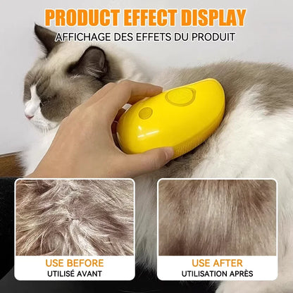 Steam Pet Brush for Cats & Dogs