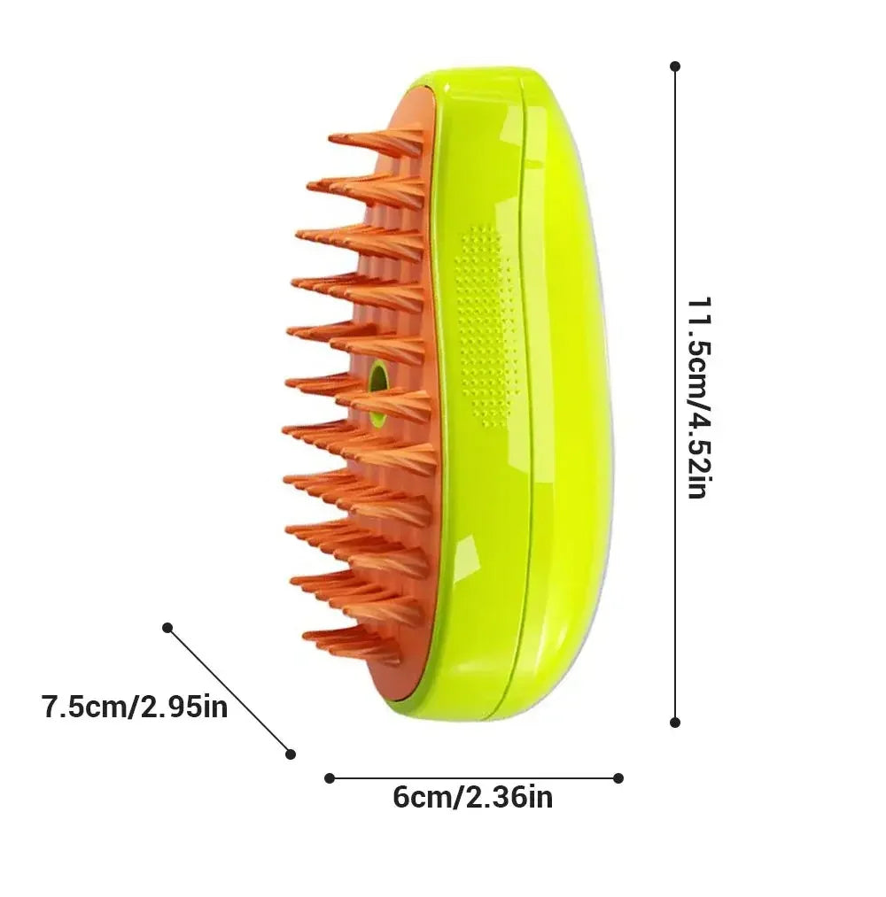 Steam Pet Brush for Cats & Dogs