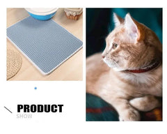 Double-Layer Waterproof Cat Litter Mat