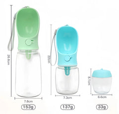 Portable Pet Water Bottle with Food Storage