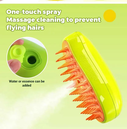 Steam Pet Brush for Cats & Dogs