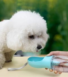 Portable Pet Water Bottle with Food Storage