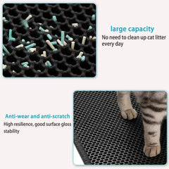 Double-Layer Waterproof Cat Litter Mat