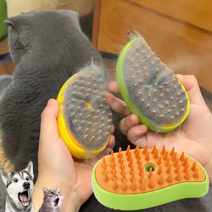 Steam Pet Brush for Cats & Dogs
