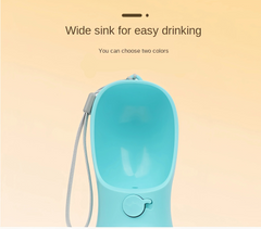 Portable Pet Water Bottle with Food Storage
