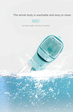 Portable Pet Water Bottle with Food Storage